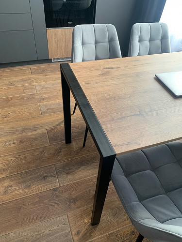 Стол Центавр дуб галифакс / черный матовый фото покупателя 36