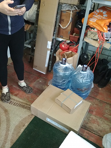 Стеллаж Nature 95 дуб табачный craft / черный фото покупателя 2