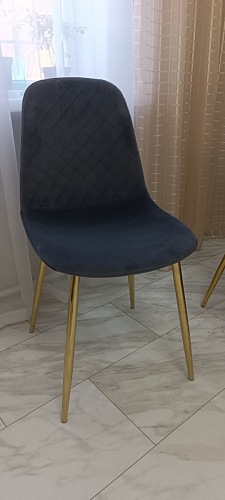 Стул на металлокаркасе Dabl 01 champagne / gold фото покупателя 152