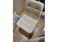 Стул на металлокаркасе Чилли светло-серый / черный фото покупателя 166