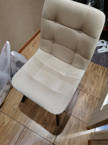 Стул на металлокаркасе Чилли К черный / зеленый фото покупателя 166