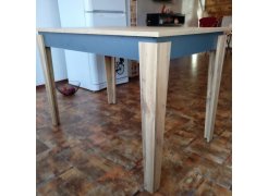 Деревянный стол Алвин дуб вотан / графит фото покупателя 1