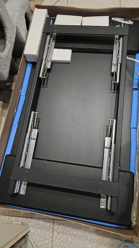 Керамический стол Вилли 140(200)х80 белый мрамор snow white / черный фото покупателя 21