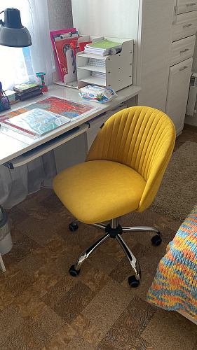 Компьютерное кресло Melody молочное фото покупателя 123