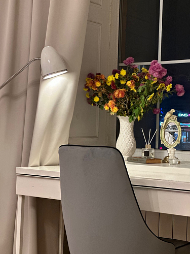 Стул на металлокаркасе Kora light purple / black фото покупателя 274