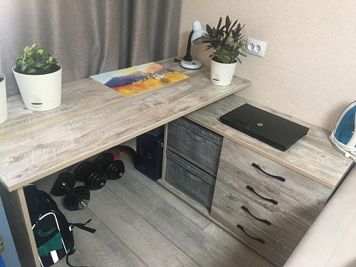 Компьютерный стол с тумбой КСТ-109 тумба слева фото покупателя 33