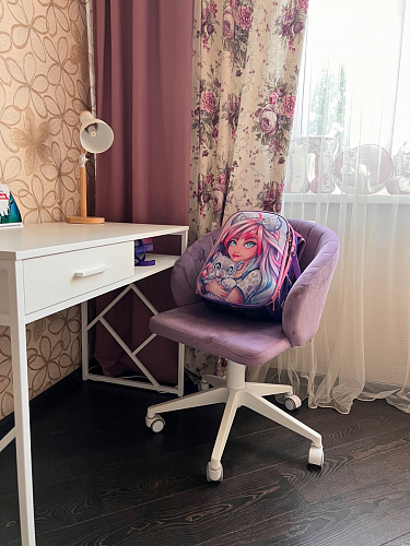 Компьютерное кресло Пард confetti silver серый / черный фото покупателя 49