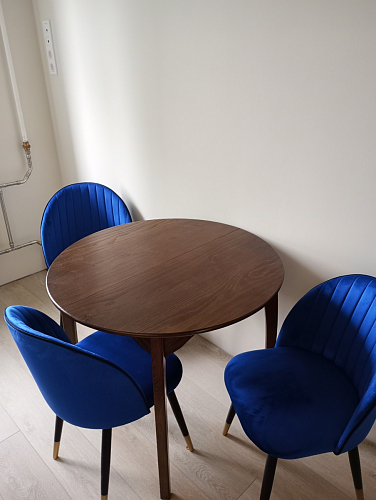 Деревянный стол Распи круглый бежевый фото покупателя 1