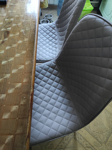 Стул на металлокаркасе Capri голубой фото покупателя 21