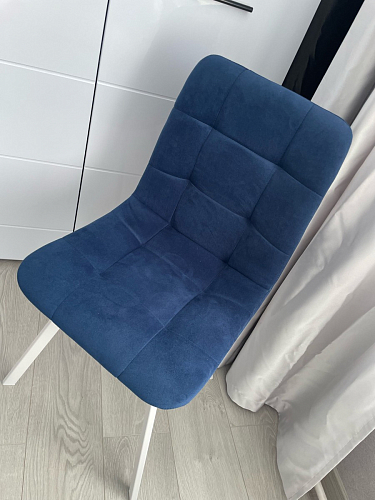 Стул на металлокаркасе Чилли черный / зеленый фото покупателя 775