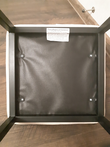 Барный стул Лофт ткань канди грей / черный матовый фото покупателя 215