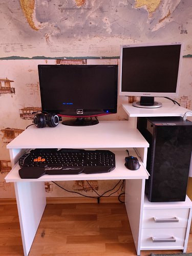 Стол компьютерный Джаз-24 правый венге фото покупателя 84