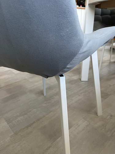 Стул на металлокаркасе Челси морская волна / черный фото покупателя 99