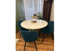 Стул на металлокаркасе Gabi blue / black фото покупателя 636