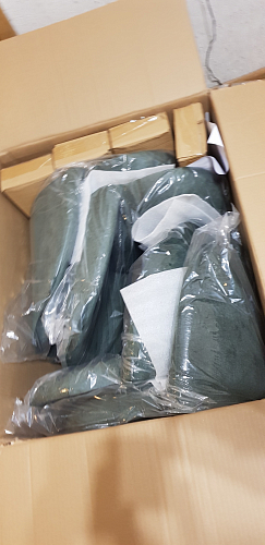 Стул на металлокаркасе Gabi 1 light purple / black / gold фото покупателя 57