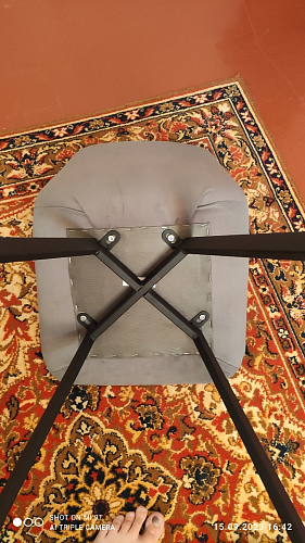 Комплект стульев Чилли 4 шт темно-серый / черный фото покупателя 660