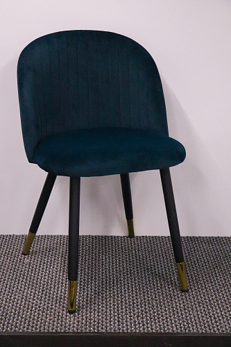 Стул на металлокаркасе Gabi 1 gray / black из шоурума 9