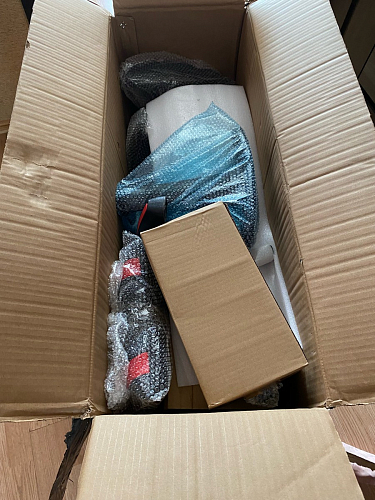 Компьютерное кресло Blok light blue / black фото покупателя 22