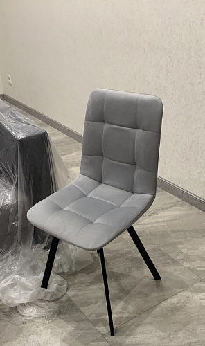 Стул на металлокаркасе Чилли зеленый / черный фото покупателя 859