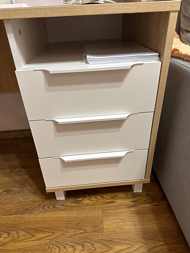 Компьютерный стол Комфорт 12.95 N дуб сонома / темно-серый фото покупателя 29