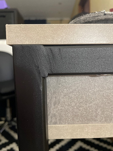 Письменный стол Леон Лофт дуб делано светлый / белый матовый фото покупателя 32