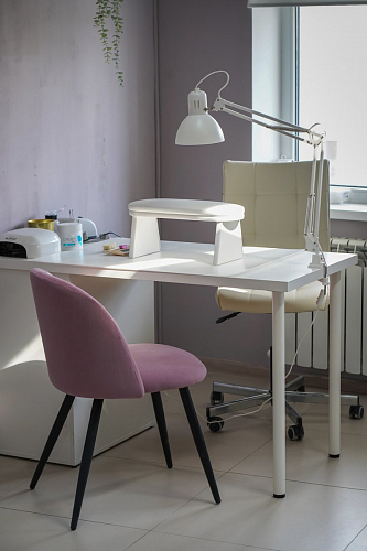 Стул на металлокаркасе Gabi 1 light purple / black фото покупателя 16