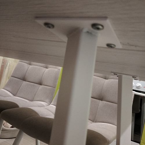 Стол Тринити Лофт 120 32 мм дуб галифакс табако / черный матовый фото покупателя 364