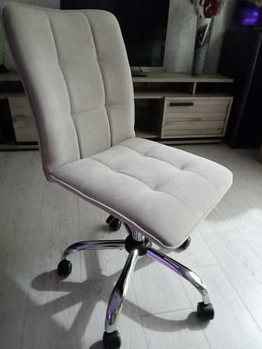 Компьютерное кресло One/Ван флок серый 29 фото покупателя 15