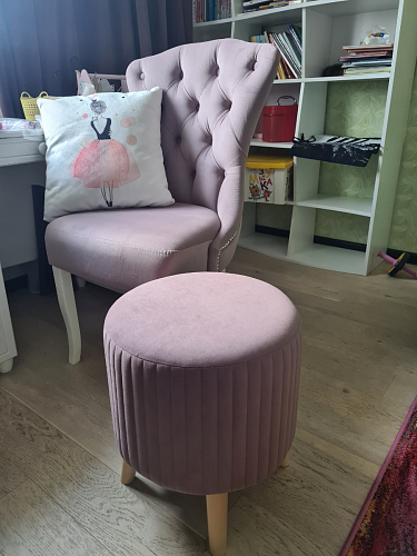 Деревянный стул Милано 1 бежевый / белый фото покупателя 3