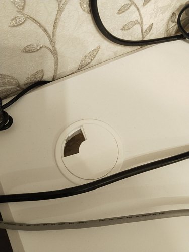 Компьютерный стол Маркос с механизмом подъема 120х75х75 орех кантри / белый фото покупателя 22