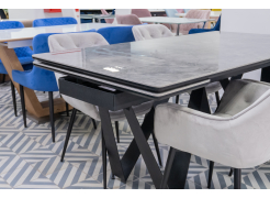 Стул на металлокаркасе Remo light gray из шоурума 3