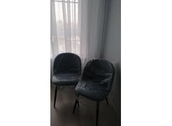 Стул на металлокаркасе Gabi 1 бежевый / черный с серебряными наконечниками фото покупателя 832