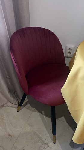 Стул на металлокаркасе Gabi gray / black фото покупателя 409