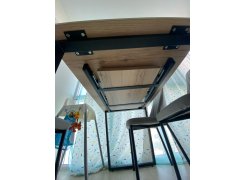 Стол Лота Лофт 140 25 мм юта / белый матовый фото покупателя 284