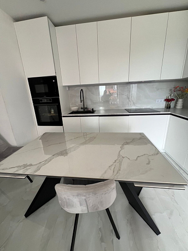 Керамический стол Ливи 140(200)х80х78 carla larkin / дуб монтана фото покупателя 30