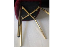 Стул на металлокаркасе Dabl wine red фото покупателя 142