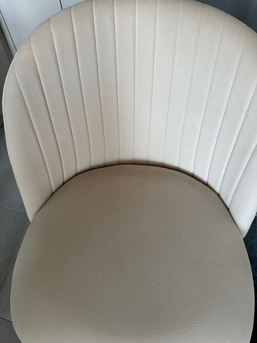 Стул на металлокаркасе Gabi 1 beige / black фото покупателя 212