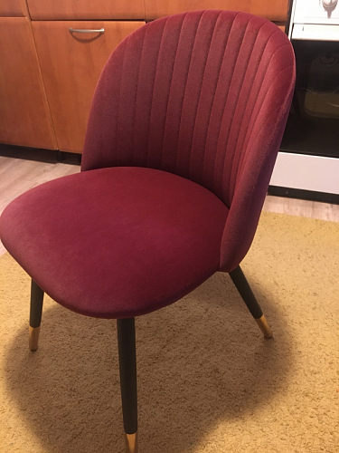 Стул на металлокаркасе Gabi green / black / silver фото покупателя 114