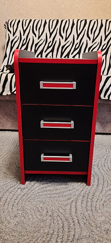 Тумба Ханна черная / красная - Уцененный экземпляр фото покупателя 170