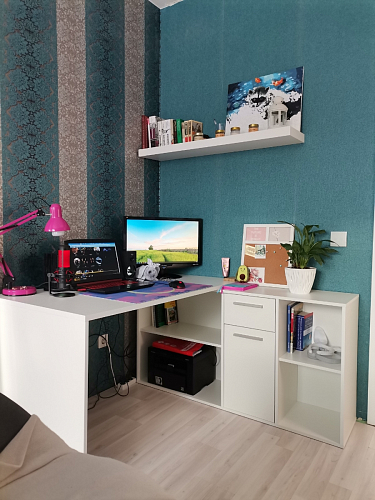 Письменный стол Лайт 03.245F белый гладкий 101 фото покупателя 190