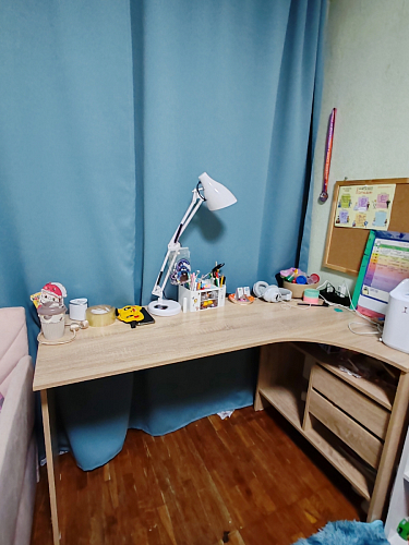 Письменный стол СПм-25 правый белый  - Уцененный экземпляр фото покупателя 58