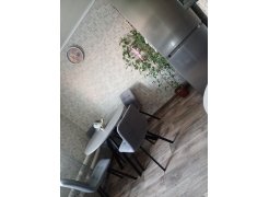 Стул на металлокаркасе Чилли синяя ткань / белый фото покупателя 383