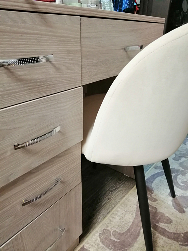 Стул на металлокаркасе Gabi 1 dark gray / black фото покупателя 323