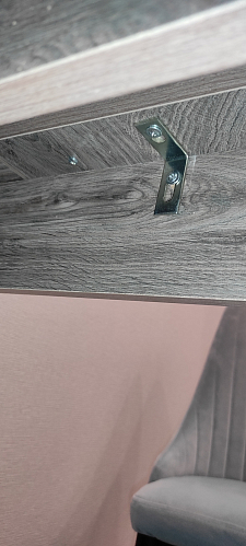 Стол Форли бетон / черный матовый фото покупателя 45