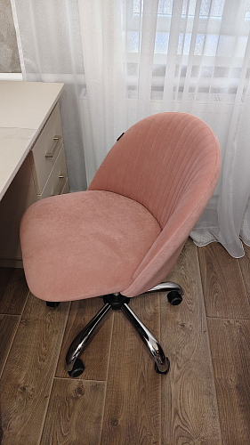 Компьютерное кресло Melody/Мелоди молочное фото покупателя 34