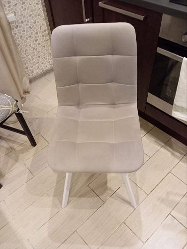 Комплект стульев Чилли 2 шт бежевый / черный фото покупателя 295