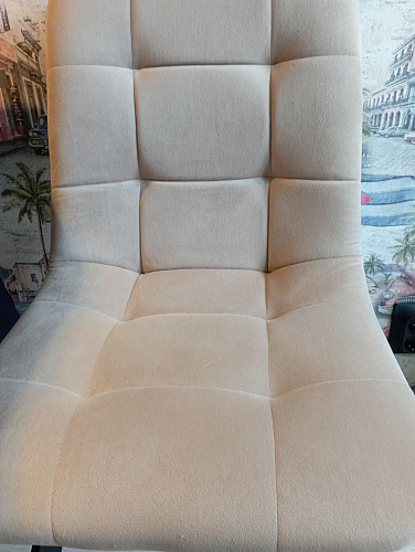 Стул на металлокаркасе Чилли бежевый / белый каркас фото покупателя 1536