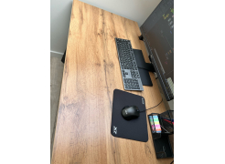 Стол Тринити Лофт 120 32 мм бетон / черный матовый фото покупателя 337