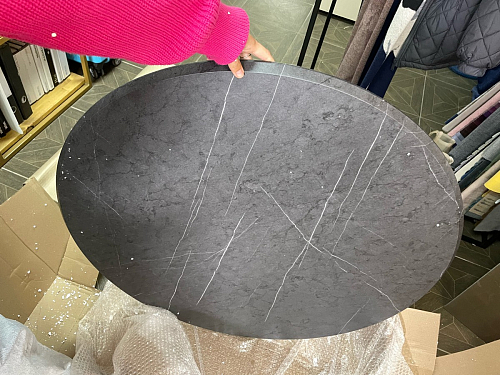 Стол Тулип 90х73 дуб вотан / белый фото покупателя 42