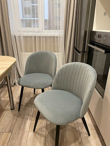 Стул на металлокаркасе Gabi 1 light purple / black фото покупателя 808